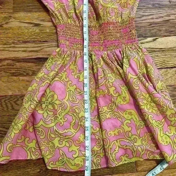 MISA Los Angeles Size XS Jordana Off The Shoulder Puff Sleeve Mini Dress Pink - Picture 10 of 10